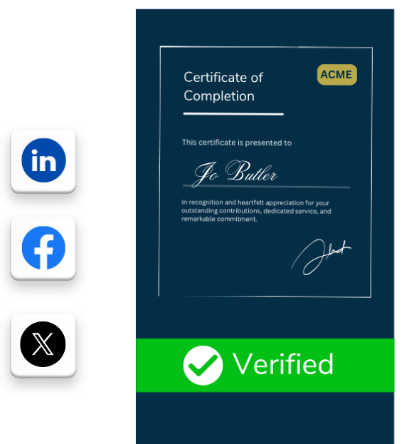 Verify Portable Digital Certificates from Mobile Devices